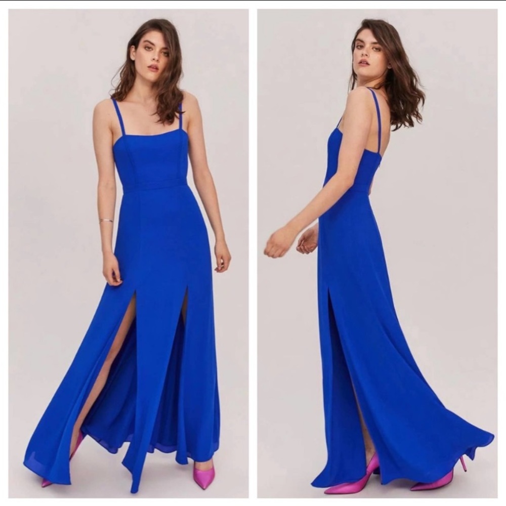 Fame & Partners The Cameron Dress in Cobalt